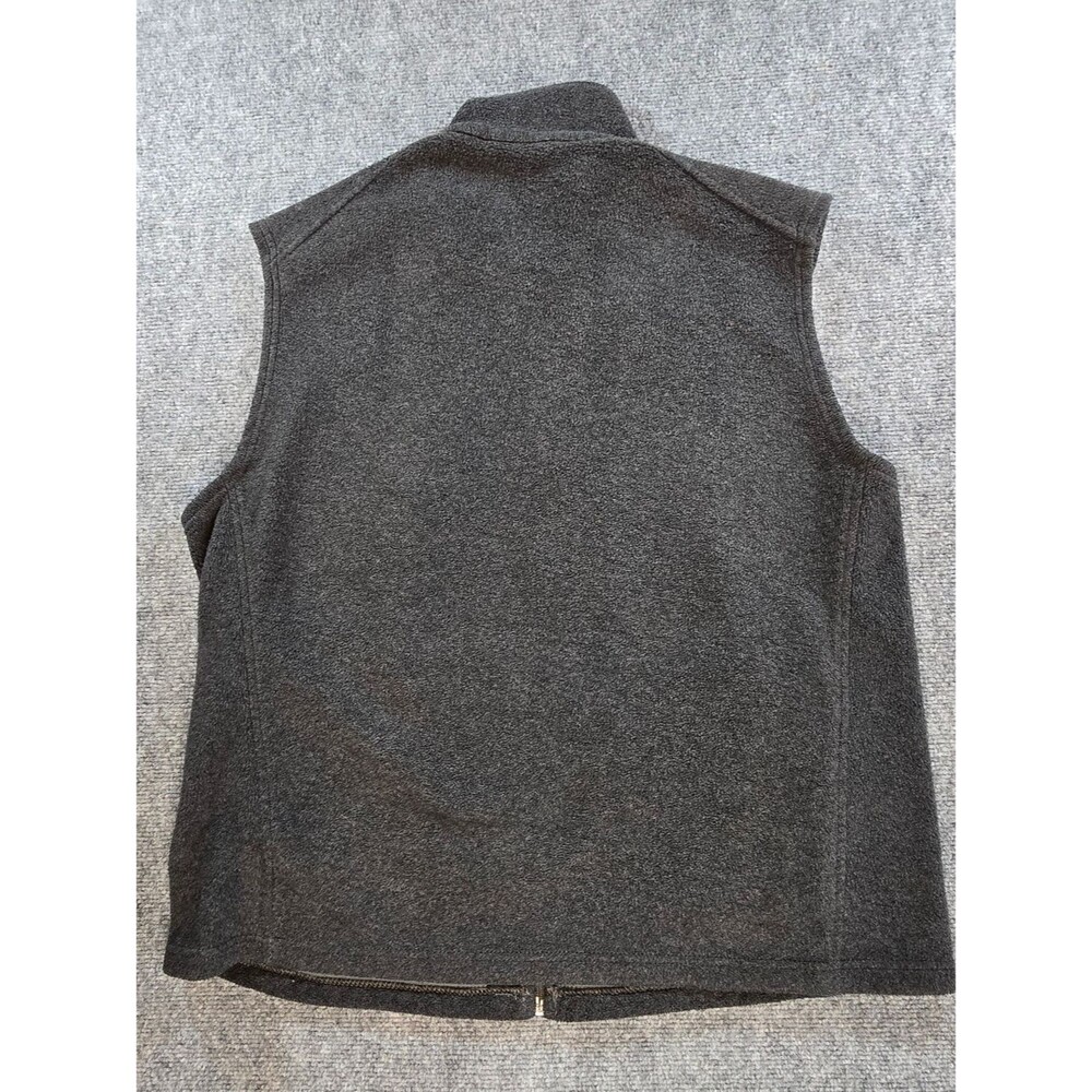 Columbia Fleece Vest Mens XL Charcoal Gray Full Zip Outdoor Hiking Casual - Picture 7 of 7